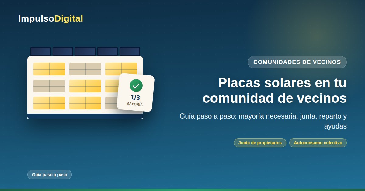 Cómo instalar placas solares en una comunidad de vecinos: guía paso a paso